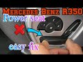 Mercedes Benz R350 power seat does not move back and forth easy fix repair bad switch