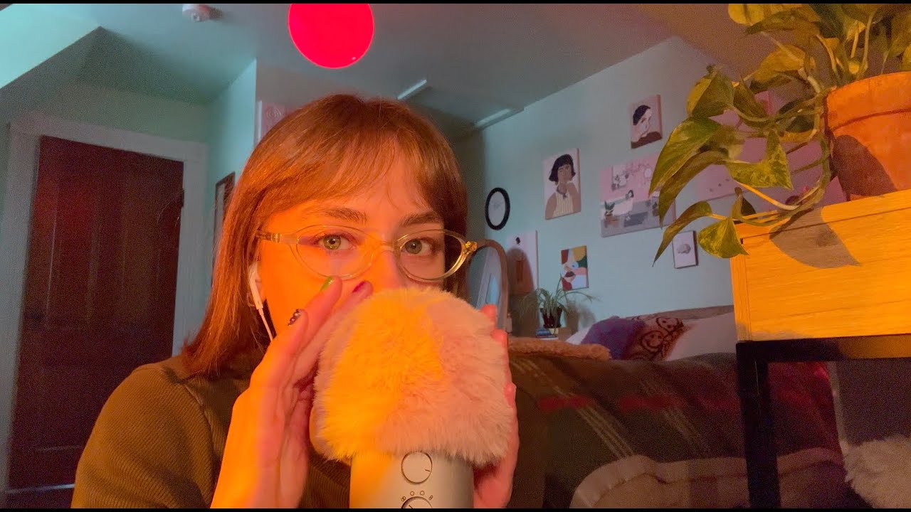asmr fluffy cover + interspersed tapping