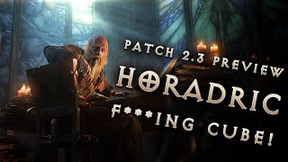 diablo 3 patch 2.3 announced - horadric f***ing cube!