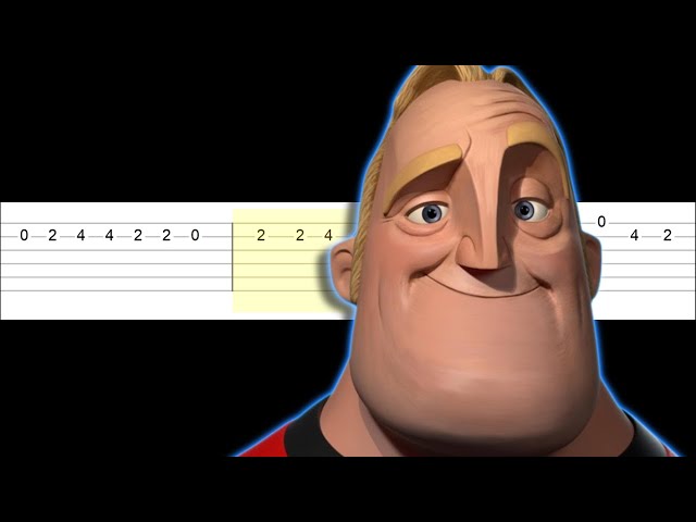 Mr Incredible Becoming Canny - Guitar Tutorial 