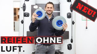 Wechsel Deine Luftreifen. Vollgummi Reifen innen mit PU gefüllt dadurch nie wieder Luftdruckverlust.
