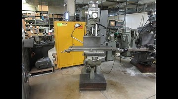 Bridgeport 2J Vertical Milling Machine, VS w/ Acu-Rite Millvision 3-Axis DRO and Power Table Feed