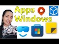 Las APPS de Windows que debes EXPLORAR. Store, Mapas, Visor 3D, Realidad Mixta, Notas, entre otros.
