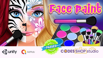 Face Paint game | salon| makeup |100% tested unity source code | kids