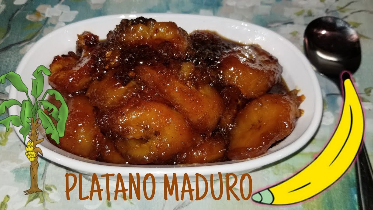 como hacer un dulce de platano maduro/platano maduro al caldero bien