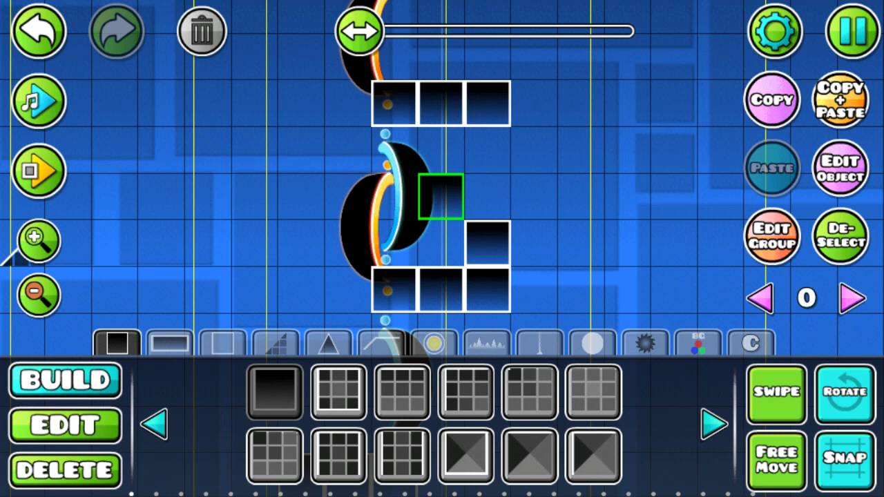 Geometry dash episode 3 level making - YouTube