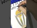 ICC World Cup 2023|Drawing🏆|#shortsfeed #india #worldcup #iccworldcup2023 #drawing #shorts #painting