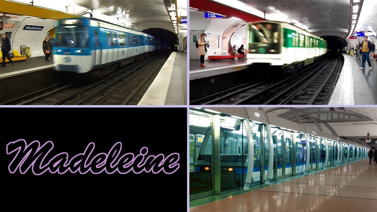 Station de Madeleine Métro de Paris YouTube