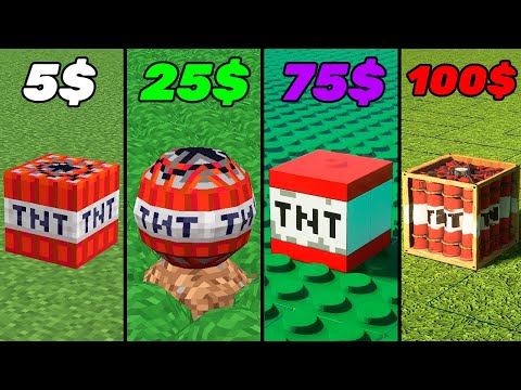 tnt for 1$ vs 10$ vs 25$ vs 50$ vs 1000$