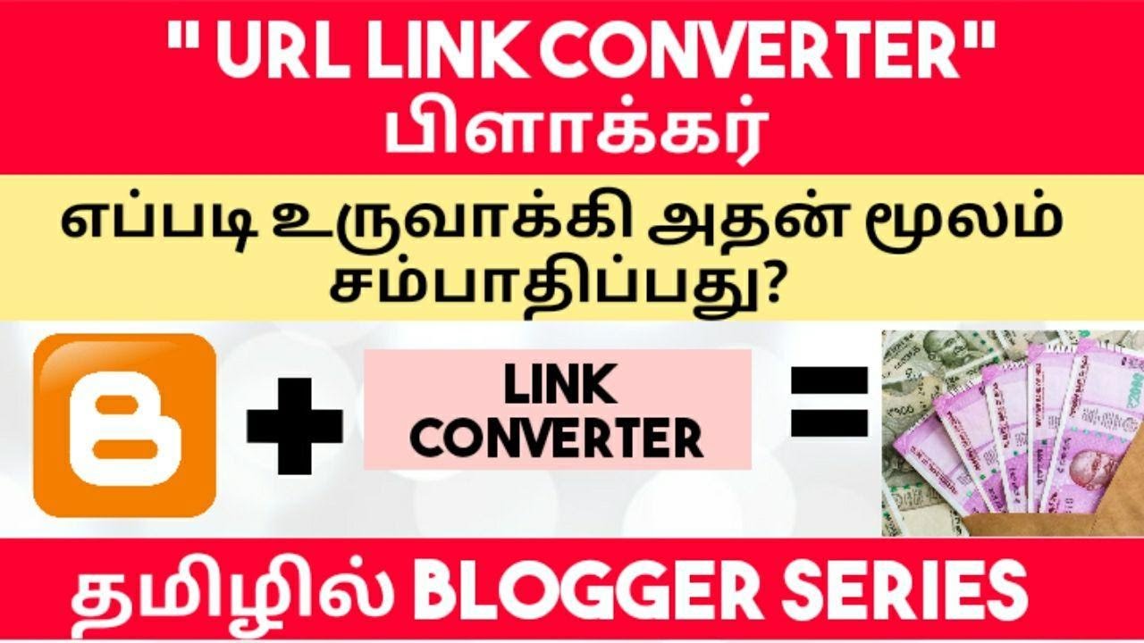 How To Create URL Shortener Blogger Website And Earn Money | Tamil Bloggers