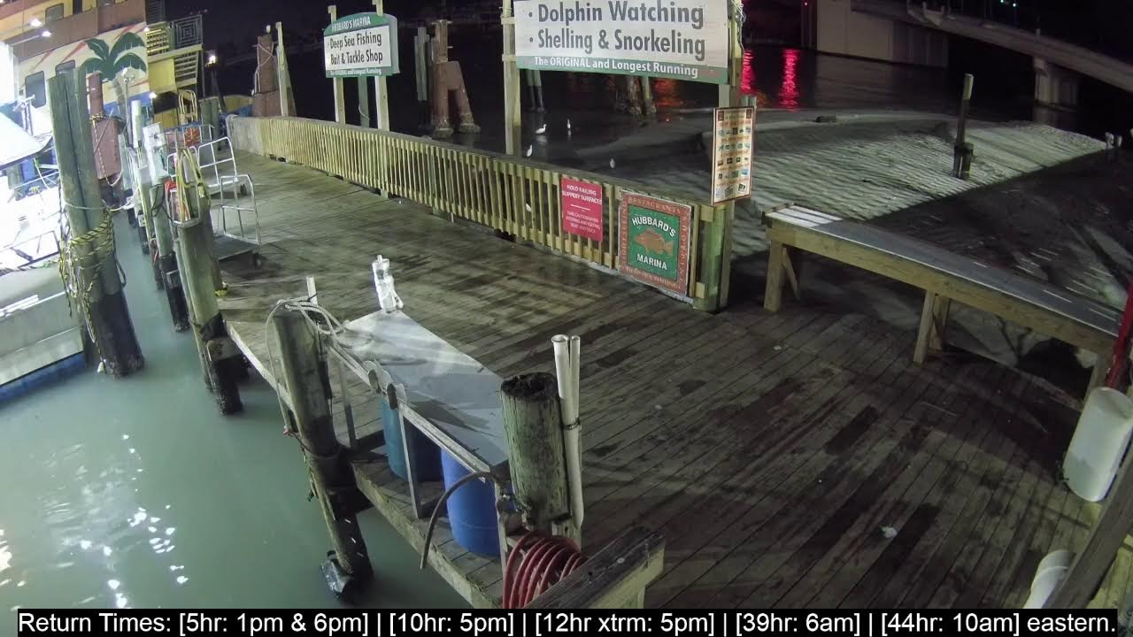 Hubbard's Marina Dock Cam | John's Pass | Madeira Beach FL | https://HubbardsMarina.com