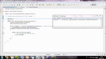 Android Basics, Linus - Video 9 - Vibrating the phone, permissions and Toast