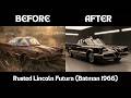 ASMR Abandoned Lincoln Futura 1966 (Batman Car) Full Restoration | Satisfying Transformation