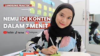 CARI IDE KONTEN POSTINGAN DALAM WAKTU SINGKAT