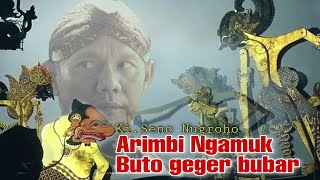 Biyung ...mbakyu Arimbi ngamuk Buto bubar. Ki.Seno Nugroho #WayangkulitLucu.