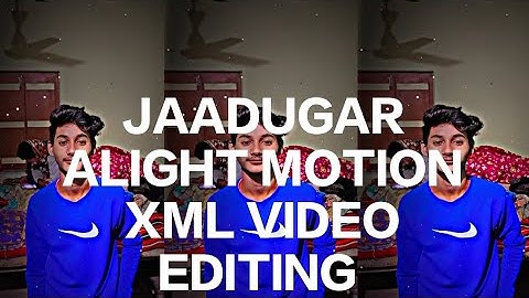 jaadugar  paradox lyrics // Alight motion XML video edit ❣️🔥