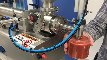 JDA Salsa Sauce Filling Depositor Machine , How To Fill Salsa , USA Canada