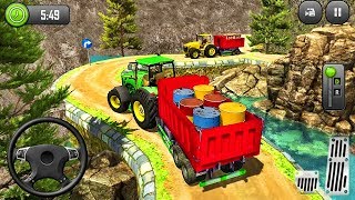 Offroad Real Tractor Driver Cargo Farming Simulator - Android GamePlay screenshot 1