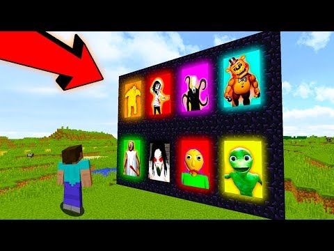 НОВЫЕ ПОРТАЛЫ К МОНСТРАМ В МАЙНКРАФТ! НОВОЕ ИЗМЕРЕНИЕ В MINECRAFT! ОБЗОР МОДА | МУЛЬТИК
