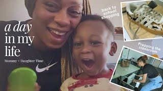 DAILY VLOG | Mommy + Daughter Date + Back to School Prep & Ex Husband?