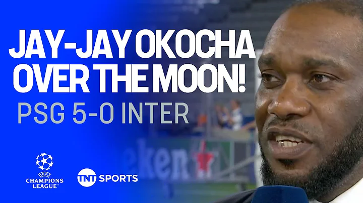 Former PSG star Jay-Jay Okocha reacts after Champions League triumph vs Inter 🏆 #UCL