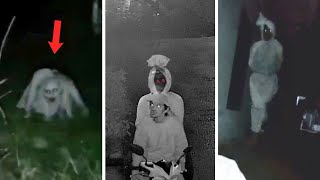 DI KEJAR SOSOK MERANGKAK DAN POCONG LONCAT ! 10 PENAMPAKAN HANTU TERSERAM DAN TERJELAS