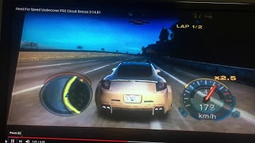 Need For Speed Undercover PS2 Challenge Series Circuit Bronze