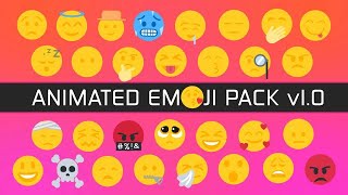 Animated Emoji Pack 1.0 Motion Graphics Templates