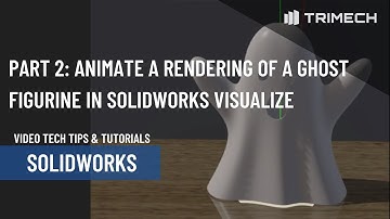 Animate a Rendering of a Ghost Figurine in SOLIDWORKS Visualize