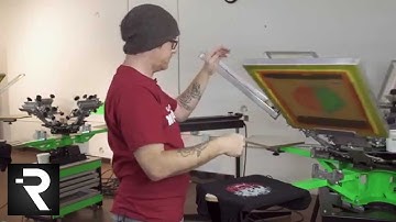 Screen Printing a 6 Color Separation Studio Design
