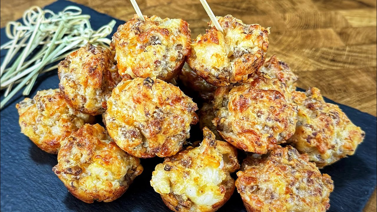 Mouthwatering Red Lobster Cheddar Bay Biscuit Sausage and Shrimp Delights!