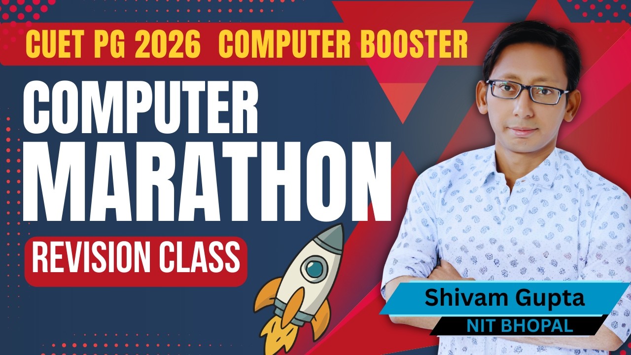 CUET PG 2026 - Computer Revision Class l Computer Marathon Most Expected Questions