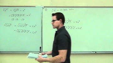 Intermediate Algebra Lecture 10.1 Part 2