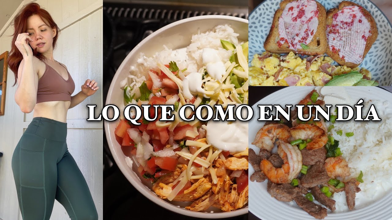 Lo que como en un día para BAJAR DE PESO