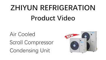 NEW ZHIYUN ZYC Wall Mounted Type Air Cooled Scroll Compressor Condensing Unit