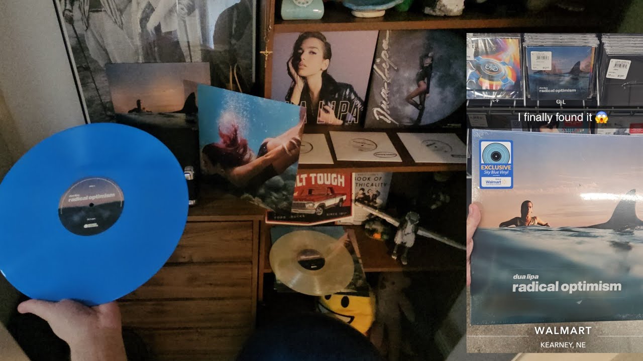 The (Dua Lipa) Sky Blue Vinyl (Radical Optimism) Walmart! (UNBOXING)