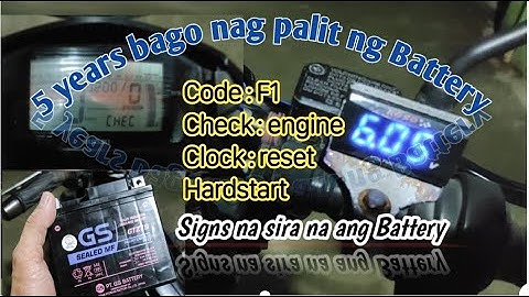 Sira Na Battery Mo! Ito ang Signs! Suzuki Raider 150fi