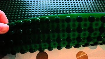 Green Lego and Duplo Compatible Baseplate Mat