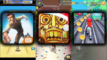 Danger Dash Vs Temple Run 2 Winter Toyland Vs Bus Rush 2 - Endless Run Game Play Android/iOS