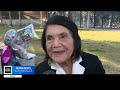 Civil rights activist Dolores Huerta celebrates 94th birthday