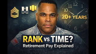Rank vs Time What REALLY Determines Your Military Retirement Pay