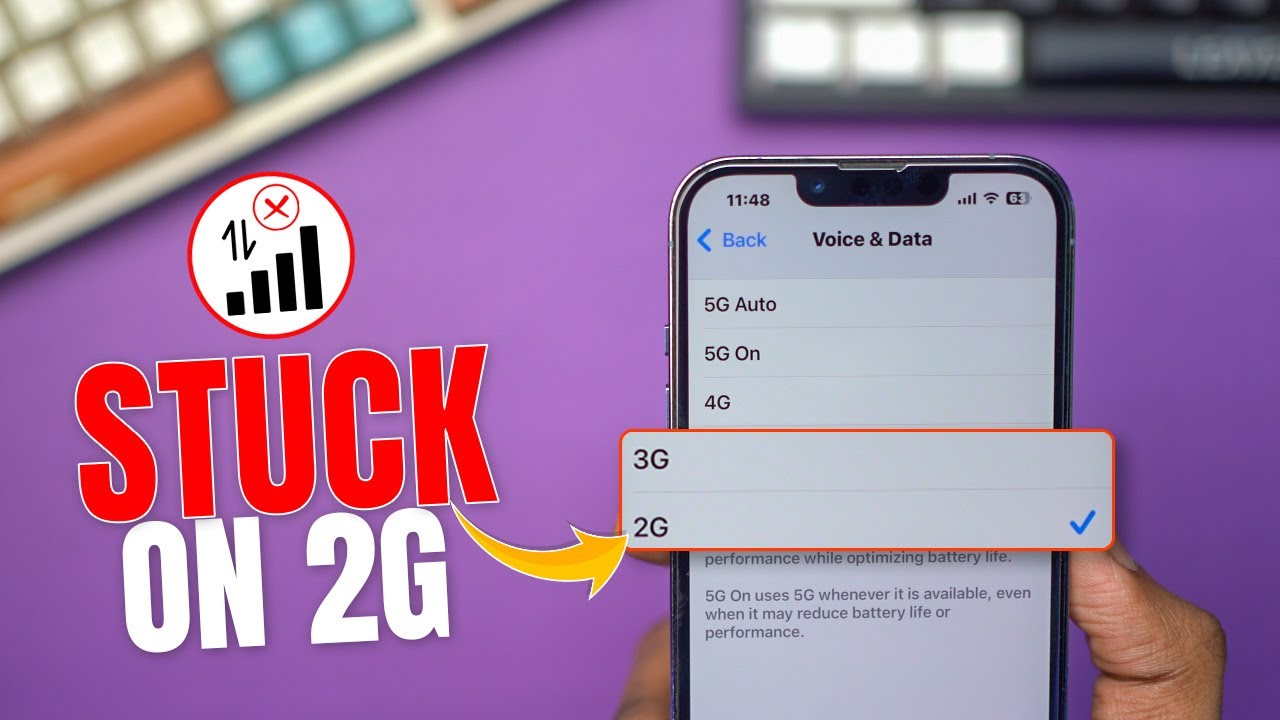 How to Fix iPhone Cellular Data Stuck on 2G Issue | Solve iPhone Not Connecting to 4G