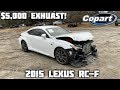 Rebuilding a Wrecked 2015 Lexus RC-F
