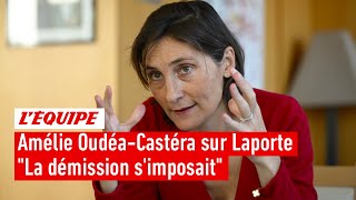 Amélie Oudéa-Castéra sur l'affaire Laporte : 