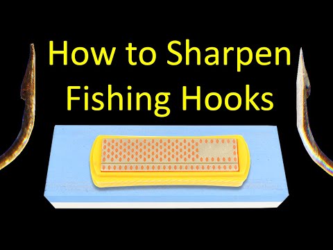How to Easily Sharpen Fishing Hooks 