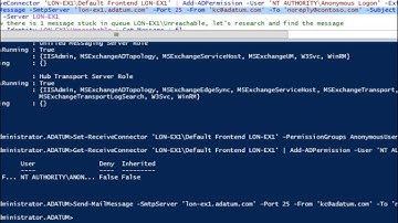20345 1 Demo14 Monitoring Exchange Servers By Using Exchange Management Shell