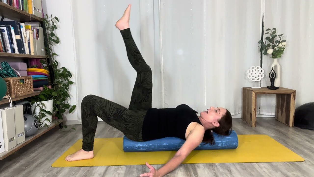 Cvičení s rollerem (pěnovým válcem)