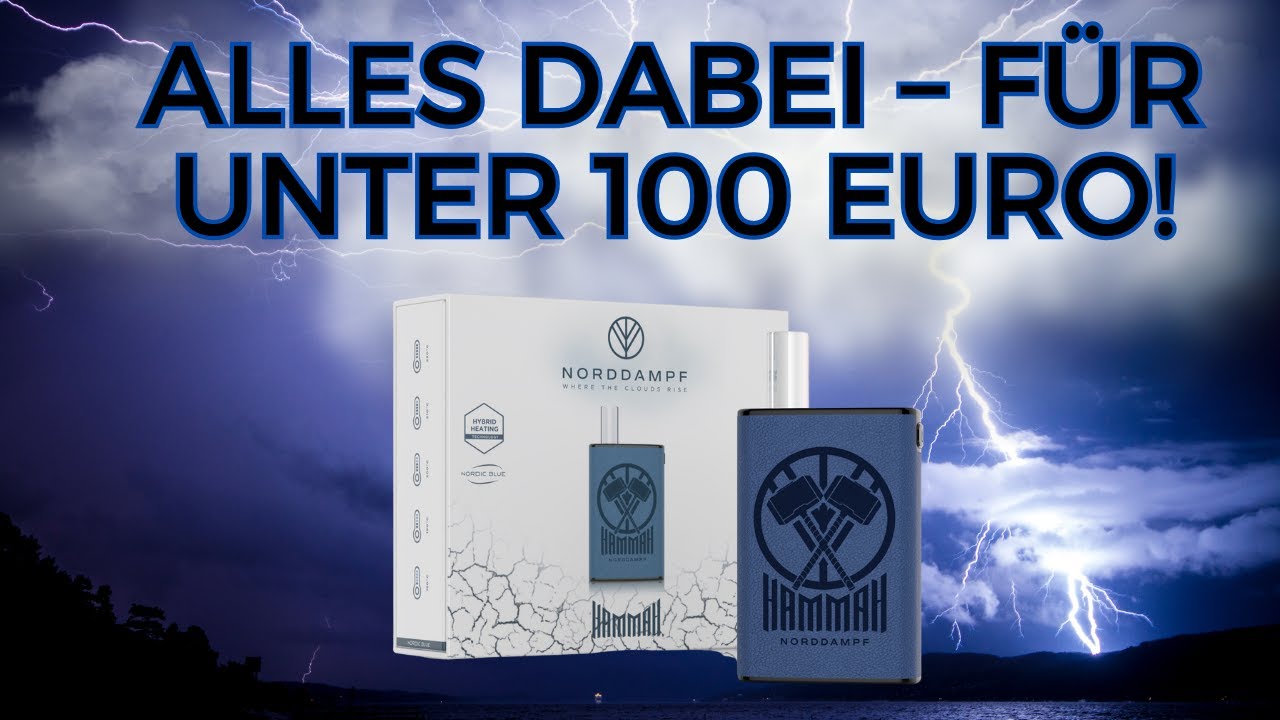 HAMMAH Vaporizer Lieferumfang 2025 | Was ist dabei? | Kompakter Hybrid-Vaporizer von Norddampf
