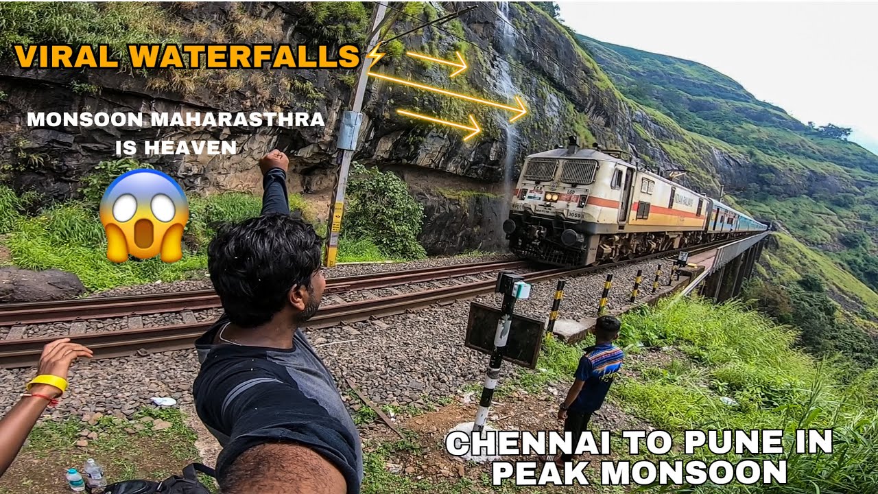 ஆத்தாடி MUMBAI PUNE WATERFALLS IN HEAVY RAINS | KP Waterfalls- Pune to Khopoli in monsoon 