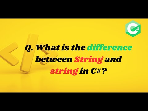 Difference between String & string in C#